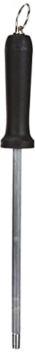 Metaltex Aiguiseur de Couteaux en Acier, Acier Inoxydable, Argent, 3,2 x 6,8 x 34,4 cm