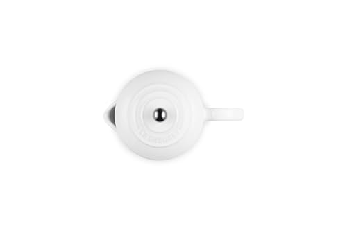 Image of Le Creuset Stoneware French Press, 34 oz., White
