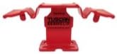 Tuscan Seamclip Truspace Red 3/8" to 1/2" Tiles, Box of 150