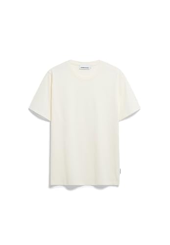 ARMEDANGELS JAAMES Men's T-Shirt Regular Fit Organic Cotton Shirts Crew Neck Regular Fit, Oatmilk., XXL