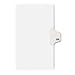 Kleer-Fax 90000 Series Numerical Side Tab Index Divider,Printed 84 - 25 Tab(s)/Set - 8.5" x 11" - 25