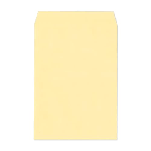 角2封筒 透けないパステルクリーム 【500枚】 スミ貼 A4が入るサイズ 中身が透けない封筒 ハート ハーフトーン99 書類