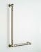 Jaclo 24" H x 32" W 90 Degree Smooth Grab Bar W/ End Caps In Right Hand Configuration G60-24H-32W-RH-WBR Grab Bars