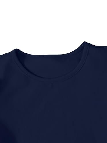 Image of Girls' Summer Shirts Cute Tops Ruffle Sleeve Crew Neck Casual Tees