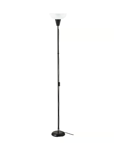 Ikea, Lampada da terra Tagarp, colore nero/bianco 604.640.49
