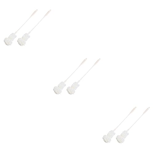 Healeved 3sets Sponge Bottle Brush Long Bottle Sponge Home Sponge Cup Brush Long Handle Brush Water Bottle Brush Nursing Bottle Household Cleaning Sponges Feeding Bottle Scrubber Milk 2pcs*3