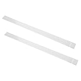 FONDOTIN 2pièces Outils De Niveleur De Pâte Règle De Mesure Épaisseur pour Pâtisseries Cookies Et Fondants Guide pour Décoration De Gâteaux Cuisson Professionnelle