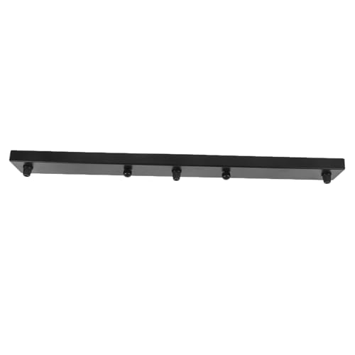 Canopée rectangulaire noire pour sublimer l'éclairage de votre salon