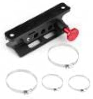 Quick Release Extinguisher Mount Bracket Adjustable Fit for Jeep Wrangler Sport JK Sahara Universal Fire Vehicle Roll Bar Bottle Holder Quick Release Aluminum Compatible(Blue)