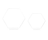 volumenvlies h630 aufbügeln anleitung  Tono Su Tono Set mit 2 Sechsecken mit Sockel H 630 mm D 690 mm H 815 mm D 900 mm weiß