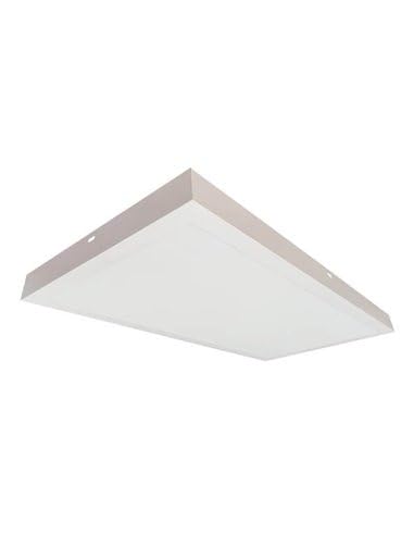 Pannello da superficie LED rettangolare Kisongo 60x30cm 24W 4200K Bianco