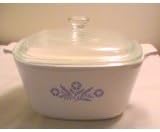 Corning Ware 5 Qt Blue Cornflower Dutch Oven with Lid