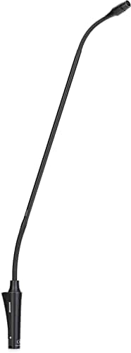 Shure CVG18-B/C Gooseneck Condenser Microphone, 18-Inch, Inline Pre-Amp, Flange Mount, Cardioid (Black)