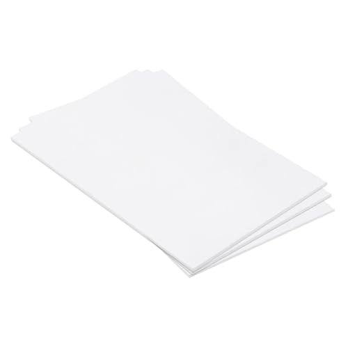 Image of Expanded PVC Plastic Sheet 7 /64 inch Thick, 6 inchx12 inch Lightweight Rigid Foam Sheet, [for Crafts Signage Displays Digital Screen Printing] - White / 3 Pcs