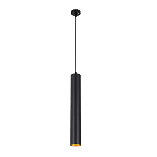 Luz colgante LED cilíndrica RAGGZZ de 4x30cm con luz cálida para techo de dormitorio moderno