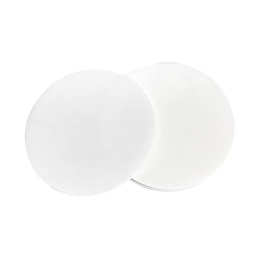 Image of Qualitative Filter Paper Circles,2-Box 9cm Diameter Cellulose Filter Paper with 20 Micron Particle Retention Medium Filtration Speed, Set of 2 x 100 Pcs (200, 9cm)