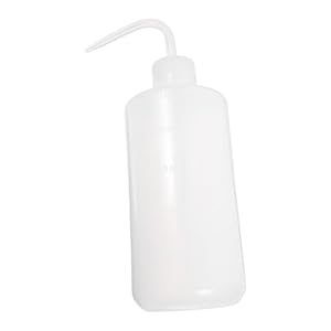 JECOMPRIS Laborwaschflasche 500ml mit gebogenem Tüllen