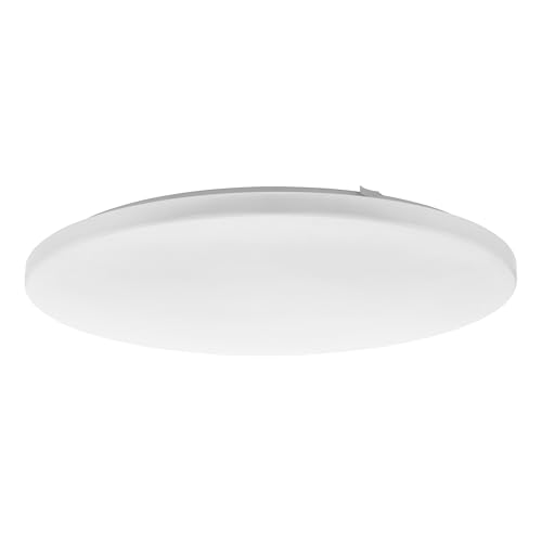 Plafonnier LED Frania Eglo blanc 55 cm avec lampe murale en acier pour éclairage plafond