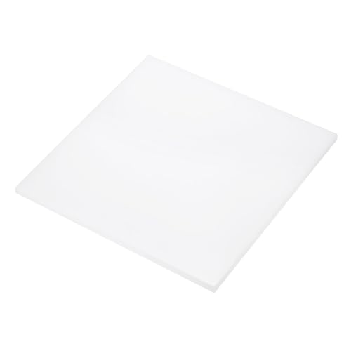 Image of 6 x 6 Inch UHMW Polyethylene Sheets, 1 /4 Inch Thick Ultra High Molecular Weight White Plastic Sheet [for Home, Industrial]