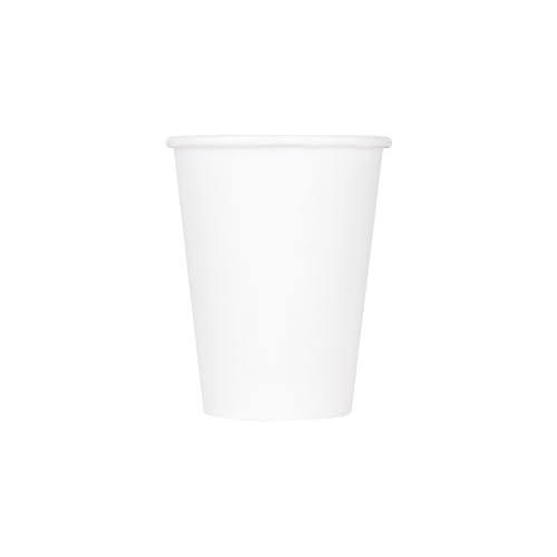 Karat [1000 ct 9oz Disposable Paper Cold Cups for Iced Tea, Coke, Soda, Cold Beverages and More, 75mm | White