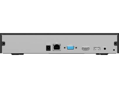NVR N118 18 Canali H.265 4K UHD con Audio Bidirezionale, HDMI/VGA e Supporto HDD fino a 16TB - NVR-N118-8A0E-P