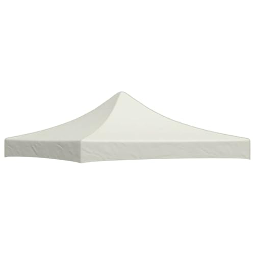 vidaXL Techo Carpa Celebraciones 3x3 m Crema Toldo Marquesina Cenador Cubierta