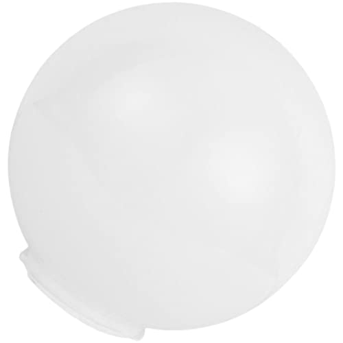Healeved Abat-Jour Globe Acrylique Boule Ronde Lampadaire Globes Abat-Jour De Remplacement Couvre pour Luminaire 20X20cm
