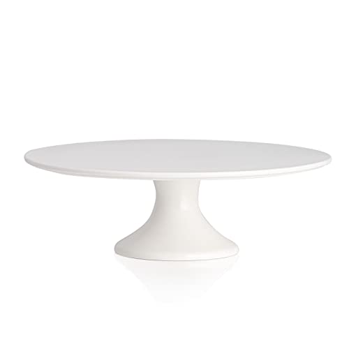 Kanwone 12-Inch Porcelain Round Cake Stand, Cake Plate, Dessert Stand, Cupcake Stand For Parties, Home Decorating Stand, White … #TOP12
