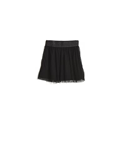 Jupe fille Kaporal Esole black jupe en jean noir ado avec poches