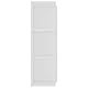 vidaXL Bad Spiegelschrank, Badschrank Badezimmerschrank mit Tür Fächern, Wandschrank für Badezimmer, Badspiegel Badmöbel, Modern, Weiß Holzwerkstoff