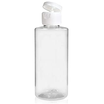 The Yogis Multipurpose Empty Transparent Pet Bottle with Flip-Top Cap, 500 ml – (Pack of – 2), for Beauty, Essential Oils, Blends, Skin Care, Travel, Toners, Cleaning, Sanitizers, Cosmetic