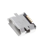 Pack of 4 USB3065-30-00-A Connector Receptacle 5 Position USB - Micro B USB 2.0 Surface Mount, Right Angle :RoHS, Cut Tape