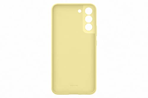 Samsung Silicone Smartphone Cover EF-PS906 für das Galaxy S22+, Handy-Hülle, Silikon, Schutz Case, stoßfest, dünn und griffig, Gelb – Ansicht 5