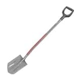 MAAN Spaten Gartenspaten Gärtnerspaten Spitzspaten Metallstiel Feldspaten 49 HRC 19 x 26 x 118 cm...