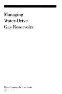 Hardcover Managing Water-Drive Gas Reservoirs/Book and Disk Book