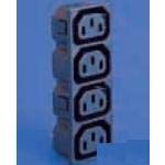 Bulgin Limited, PX0714/4/15/28, Conn Power F 12 POS Solder Lug ST Panel Mount 12 Terminal 4 Port Bulk (5 Item/s)