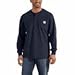 Carhartt Mens Workwear Pocket Long-Sleeve (Regular and Big & Tall Sizes) Henley Shirts, Navy, X-Large US