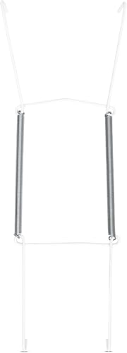Colgadores Invisibles para Platos de Pared - Soportes Decorativos, Ganchos de Resorte para Colgar (Blancos) (36 x 46 cm)