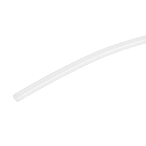 sourcing map 3.28ft PTFE Tubing Hose 3mm ID x 4mm OD White
