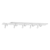GETAJGHSD Porta Gancio Salvaspazio Adesivo Multifunzione Estrazione per Utensili da Cucina e Armadietti, Organizzatore Sottopensile per Cucina e Ripostiglio