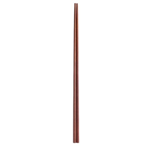 TOVINANNA Palillos Chinos Largos de Madera de Palo de Rosa 32 CM para Freír y Olla Caliente Reutilizables y Resistentes al Calor Utensilios de Cocina para Barbacoa y Guisos