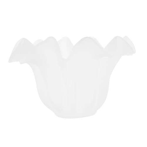 Housoutil pantalla de cristal flor pantalla de lámpara light accesorios de iluminación modernos pantallas de lámparas pantallas de lámpara para lámparas de mesa pantallas de lámpara blancas