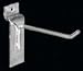 6" x 1/4" 91 Series Slatwall Hook, Chrome