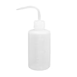 Cabilock Waschflasche mit Gebogenem Ausgießer 250 Ml Kunststoff Spritzflasche für Garten und Laborflexible Dosierung und Direkte Wurzelbewässerung