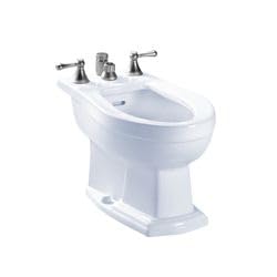 Clayton Deck Mount Vertical Spray Flushing Rim Bidet Cotton White - BT784B 01