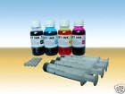 ND R@ 4X100ML Refill Ink kit with Syringes for 62 62XL Envy 5640 5660 7640 8000. The Item with ND Logo!