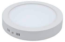 R@DIANT 12W Surface Mounted LED Panel - Cool White Round (No False Ceiling Required) 1 Year Warranty.