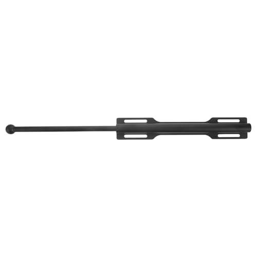 Barre de rangement pour vêtements robuste et support mural extensible noir - 2
