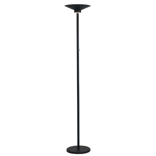 Lite Source LED Torch LAMP, Black, Type LED Panel 43W & LED 2W LS