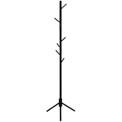 Percheros Juveniles Ikea Perchero de Pie de Madera de Pino para Pasillo Entrada Montaje en Tres Alturas para Abrigos Sombreros Bolsos 8 Ganchos Ajustables